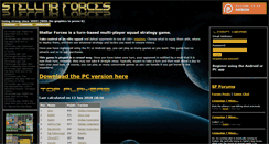 Desktop Screenshot of forums.stellarforces.com