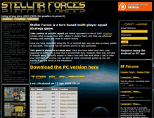 Tablet Screenshot of forums.stellarforces.com